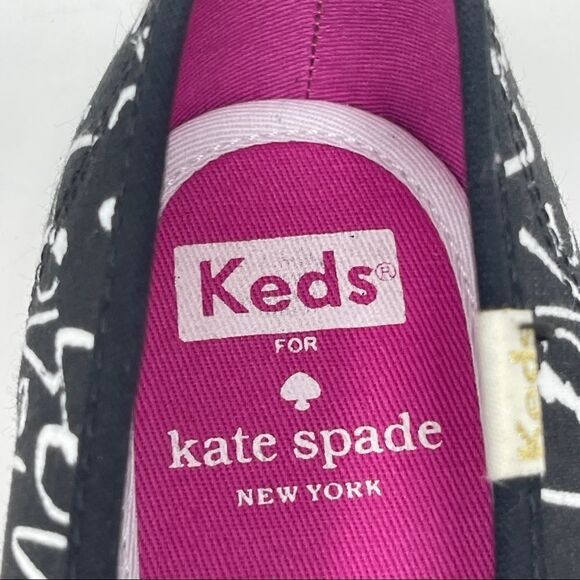 Kate Spade New York KEDS Sneaker Love Black White MISMATCHED Size 8.5Right 9Left - Picture 11 of 11